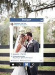 Рамка Instagram для свадебных и других фотосессий