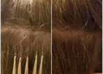 Снятие капсульного наращивания волос