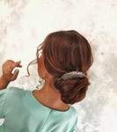 Причёски, образ в 4 руки, косы