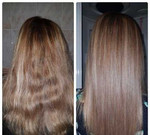 Кератиновое выпрямления волос