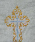 Вышивка на крестильных и поминальных полотенцах