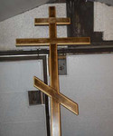 Крест могильный деревянный