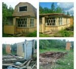 Демонтаж разбор вывоз деревянных домов дач