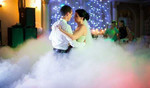 Тяжелый дым,конфетти, холодные фонтаны на свадьбу