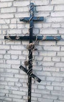 Крест ритуальный кованый
