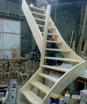 Лестницы из различных пород древесины