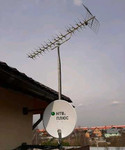 Установка спутниковых и эфирных антенн