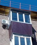 Алюминиевые и пластиковые балконы
