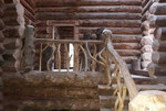 Лестницы из бревна