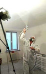 Покраска безвоздушная, механизированная(стен,потол