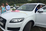 Audi Q7 с водителем на свадьбу, торжество, встречу