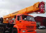 Автокран/Кран 25 тонн вездеход стрела 31 м