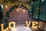 Светящиеся буквы для свадьбы, фотосессии