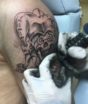 Tattoo-Master Danny Shadow. Professional tattoo