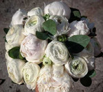 Букет невесты, дублер из живых цветов