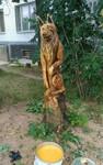 Парковая скульптура из дерева