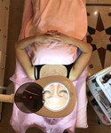 Косметический массаж лица с альгинатной маской