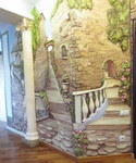 Роспись стен художесвенная барельеф