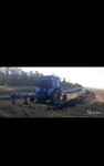 Вспашка земли трактором
