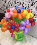 Гелевые шарики, фигуры из шаров, Цветы из шаров