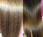 Кератиновое выпрямление волос/ Полировка
