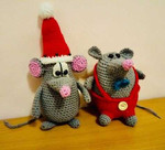 Новогодний сувенир мышки
