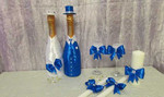 Свадебные бутылочки и бокалы