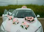 Прокат свадебных украшений на машину