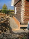строим бетонные отмостки из бетона вокруг дома в пензе