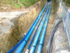 Прокладка наружной канализации водопровода