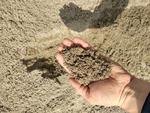 Песок для дренажных работ