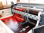 Широкоформатная печать баннера 720 и 1440dpi