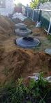 Монтаж канализации из бетонных колец-Копка колодцев 