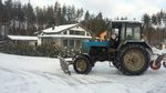 Уборка снега трактором МТЗ 82