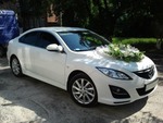 Белая Mazda 6 на Вашу свадьбу