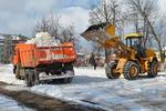 Вывоз снега с погрузкой или очистка Трактор+Самосвал