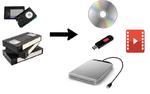 Оцифровка видеокассет, перенос с cd/dvd на флешку