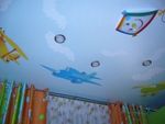 Натяжной потолок в детскую 10м² Фотопечать