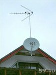 Установка спутниковых антенн,эфирных антенн.
