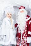 Дед Мороз с баяном и Снегурочка