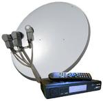 Установка антенн для приема телеканалов со спутников