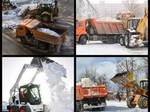 Уборка снега трактором, вывоз снега камазы погрузчик