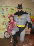 Бэтмен аниматор на детский праздник, костюм напрокат. 