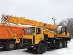 Аренда Автокрана 28 метров 25 тонн МАЗ МАШЕКА