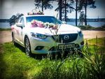 Белая New Mazda 6 для вашей свадьбы