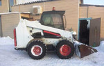 Уборка снега, строительные работы bobcat S630