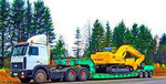 Перевозки тралом негабаритных грузов до 65 тонн