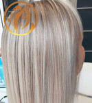 Блондирование корней волос