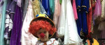Костюм клоуна: парик, шляпа и нос