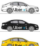 Брендирование, оклейка авто под Uber, Яндекс.Такси